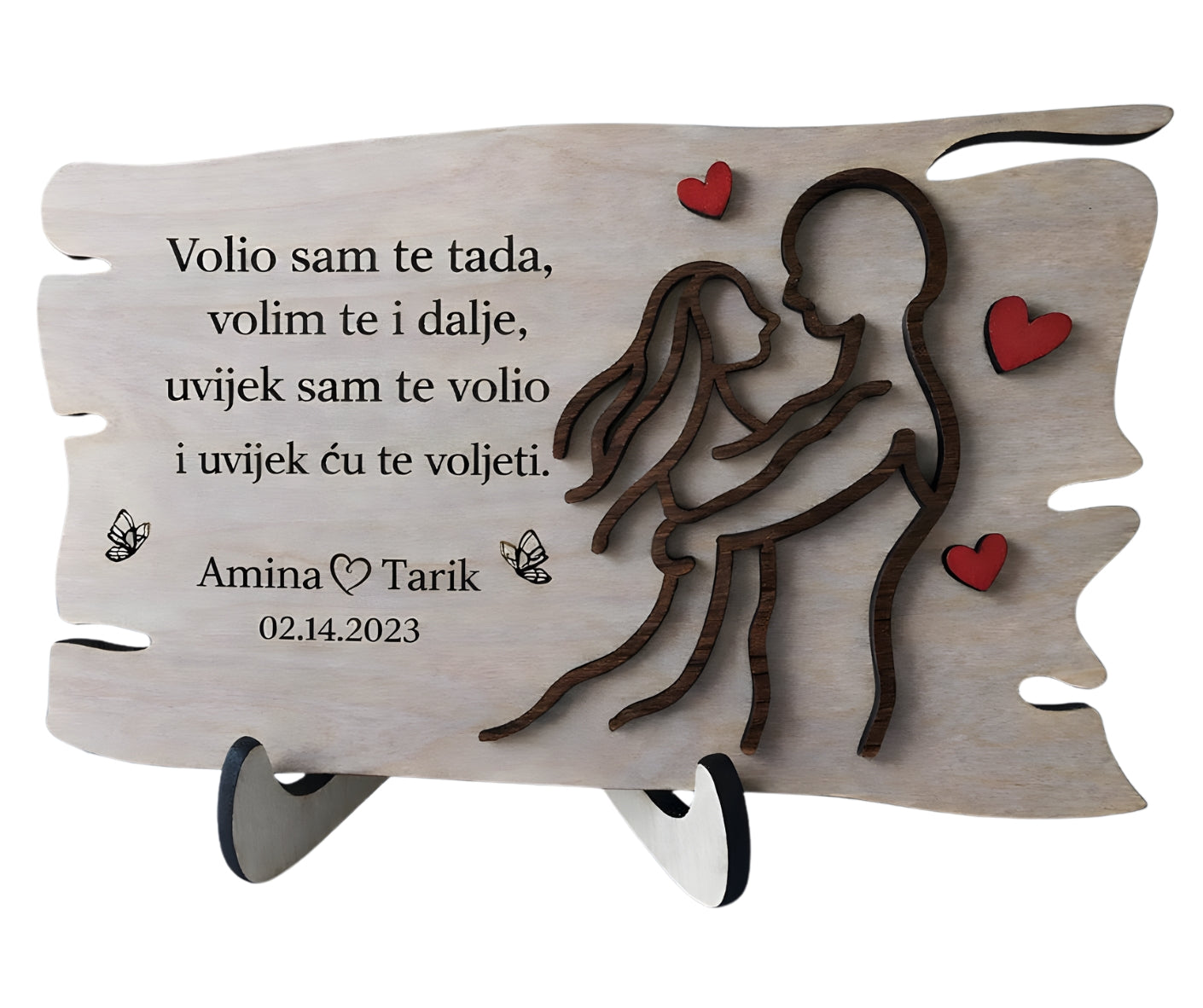 Personalizirani poklon za godišnjicu veze/braka vječni zagrljaj