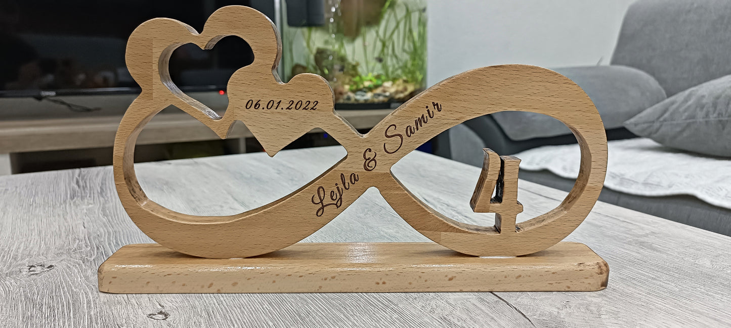 Personalizirani poklon za godišnjicu veze/braka beskonačnost