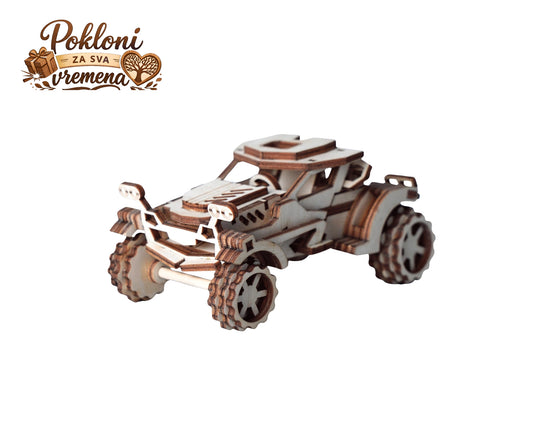3D Drvena Slagalica – Scorpio Off-Road Terensko Vozilo