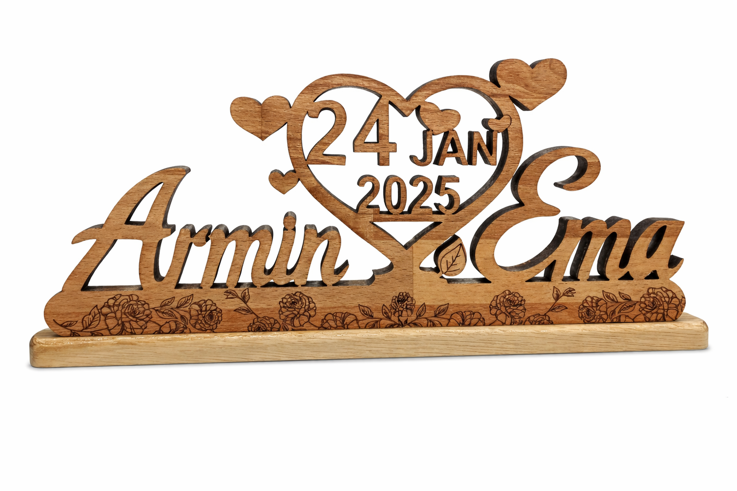 Personalizirani poklon za godišnjicu veze/braka srce