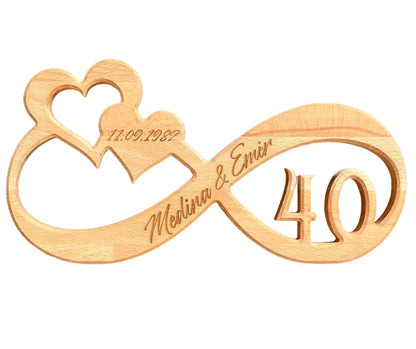 Personalizirani poklon za godišnjicu veze/braka beskonačnost