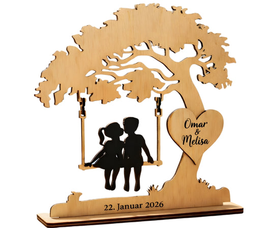 Personalizirani poklon za godišnjicu veze drvo