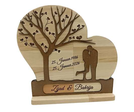 Personalizirani poklon za godišnjicu veze/braka drvo života