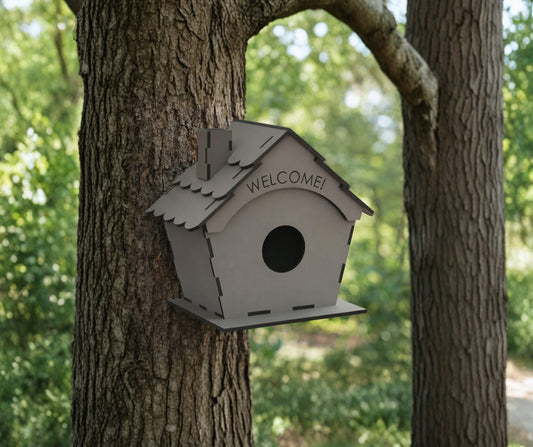 Drvena kućica za ptice “Welcome”