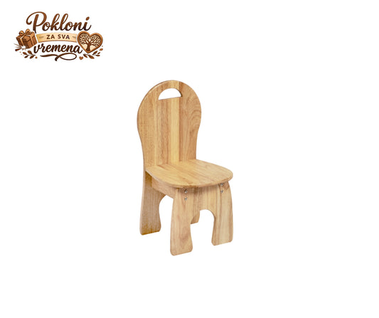Drvena stolica za djecu 65 cm
