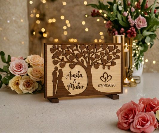 Personalizirani poklon za godišnjicu braka ili veze drvo ljubavi