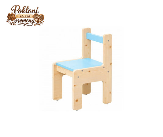 Dječija drvena stolica Mini Color