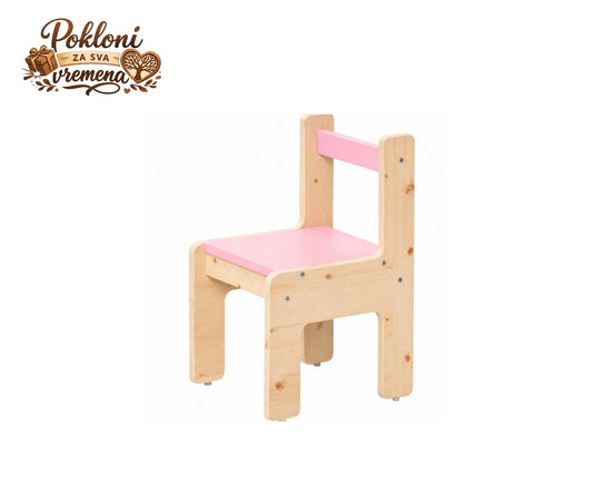 Dječija drvena stolica Mini Color